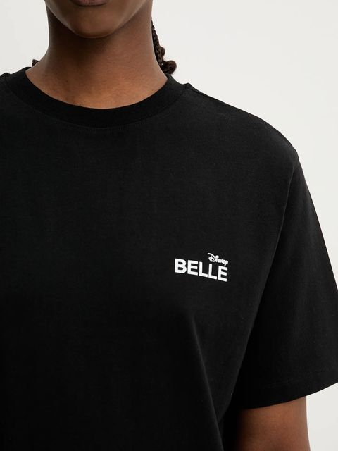 Coperni x Disney t-shirt bawełniany Belle damski kolor czarny DJS03F5036BEL