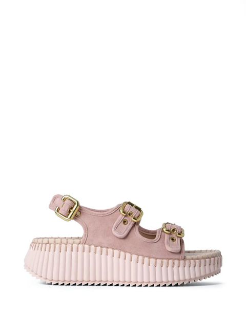 Chloé buckle-strap sandals - Pink - zdjęcie produktu nr 1