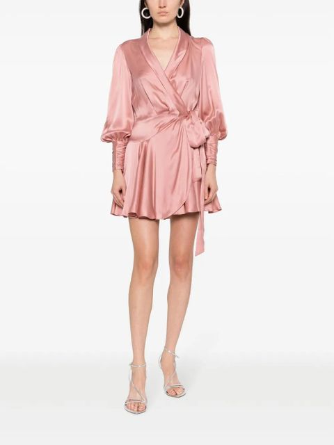 ZIMMERMANN wrap silk dress - Pink - zdjęcie produktu nr 2