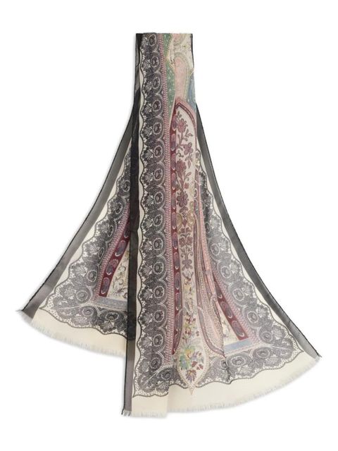 ETRO printed scarf - Grey - zdjęcie produktu nr 2