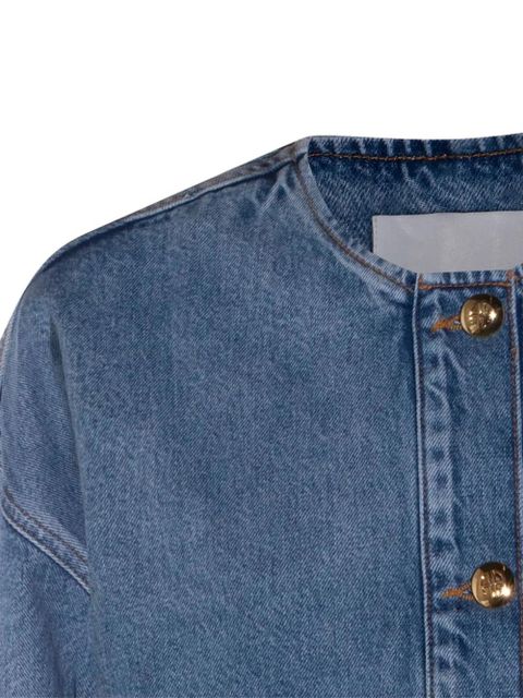 ANINE BING buttoned denim jacket - Blue