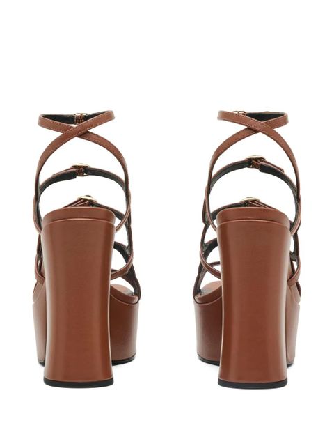 Marc Jacobs Kiki platform sandals - Brown