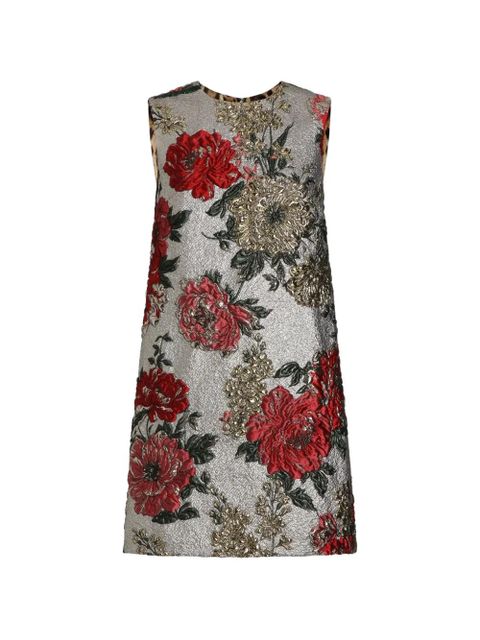 Dolce & Gabbana floral jacquard dress - Grey - zdjęcie produktu nr 1
