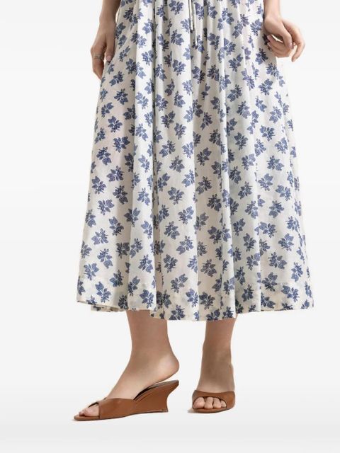 STAUD Brigitte wedge sandals - Brown