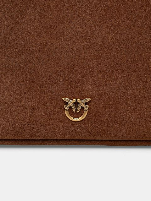 Pinko torebka zamszowa Horizontal - zdjęcie produktu nr 2