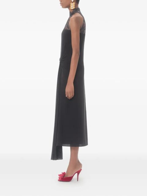 Valentino Garavani georgette dress - Black