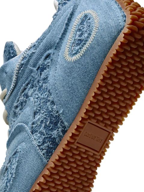 Axel Arigato Slow Runner frayed denim low-top sneakers - Blue - zdjęcie produktu nr 2