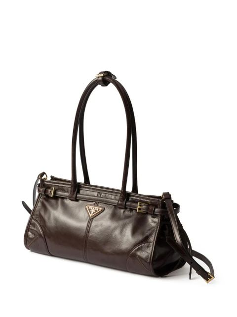 Prada medium Bonnie tote bag - Brown