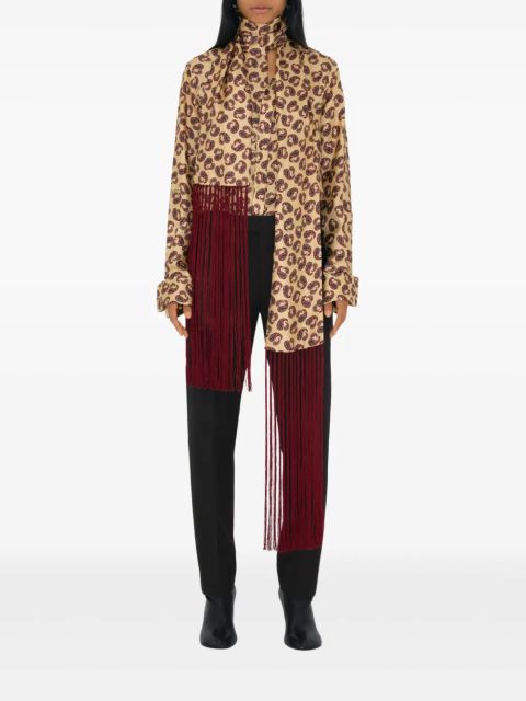 Burberry Paisley-print silk shirt - Neutrals