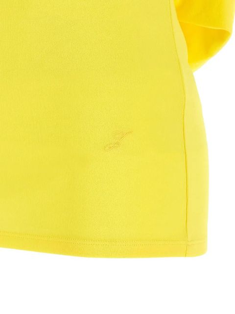 Jacquemus The Mistral draped cut-out T-shirt - Yellow