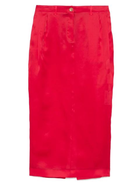 KHAITE Lucian maxi skirt - Red - zdjęcie produktu nr 1