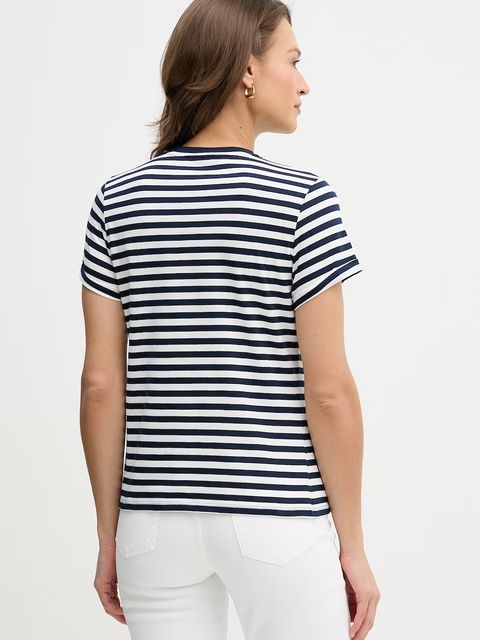 U.S. Polo Assn. t-shirt bawełniany STRIPE CREW NECK - zdjęcie produktu nr 2