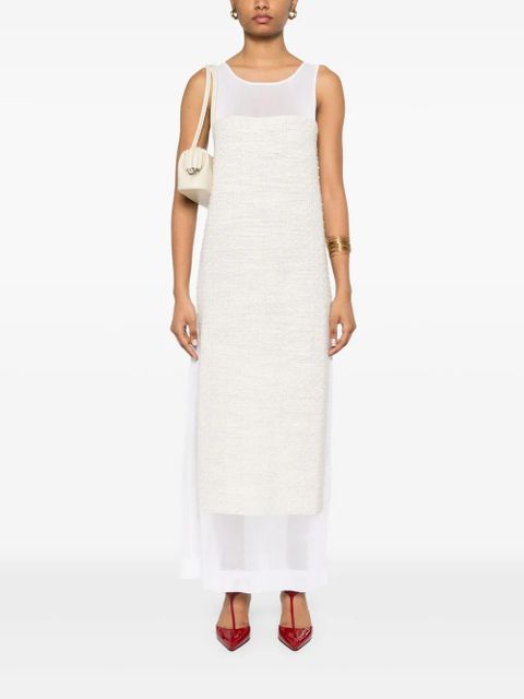 KHAITE knited maxi dress - White