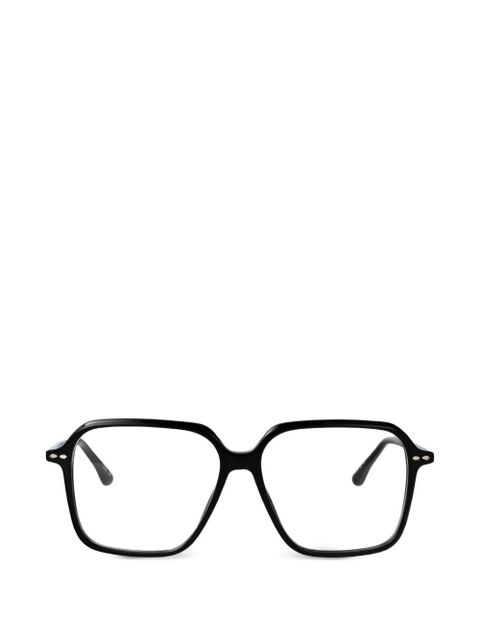 Isabel Marant Eyewear IM oval-frame glasses - Black - zdjęcie produktu nr 1