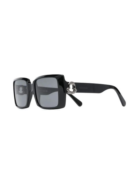Moncler Eyewear Promenade oversize-frame sunglasses - Black - zdjęcie produktu nr 2