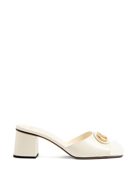 Valentino Garavani VLogo Signature square-toe sandals - White - zdjęcie produktu nr 1