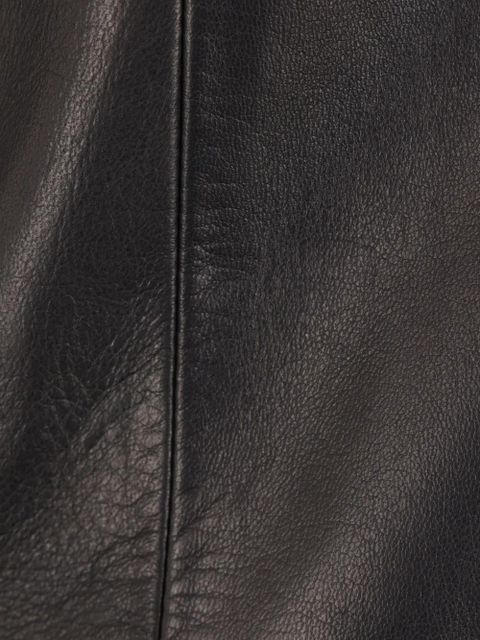 Saint Laurent leather top - Black