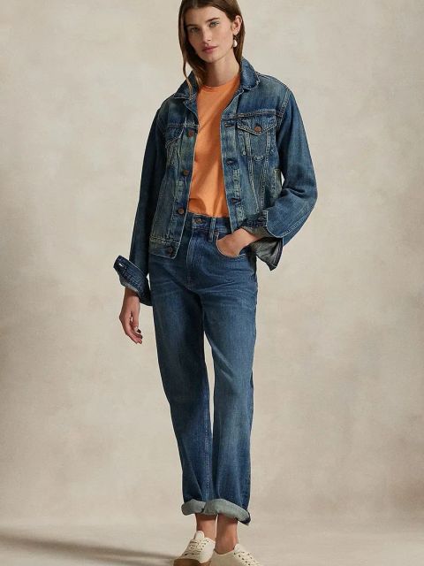 Polo Ralph Lauren t-shirt bawełniany damski kolor pomarańczowy 211898698