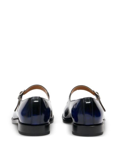 Maison Margiela Tabi Mary Jane leather loafers - Blue