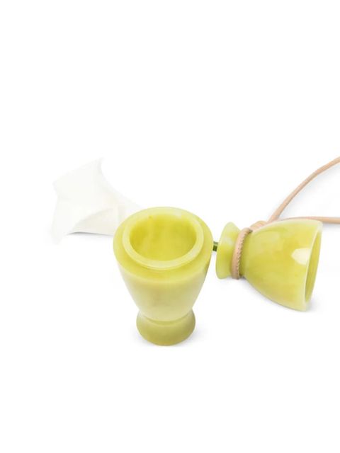 Cult Gaia Florence knotted vase bag charm - Green