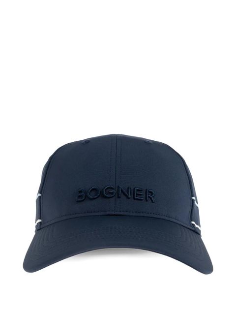 BOGNER Joshi logo-embroidered stripe-detail baseball cap - Blue - zdjęcie produktu nr 1