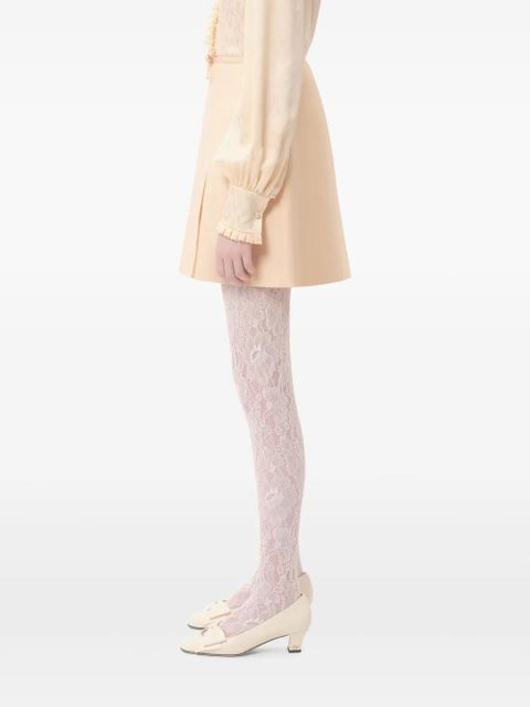 Valentino Garavani mini Crepe Couture skirt - Neutrals