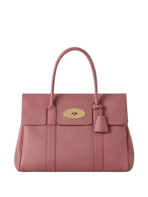 Mulberry Bayswater grained-texture tote bag - Pink - zdjęcie produktu nr 1