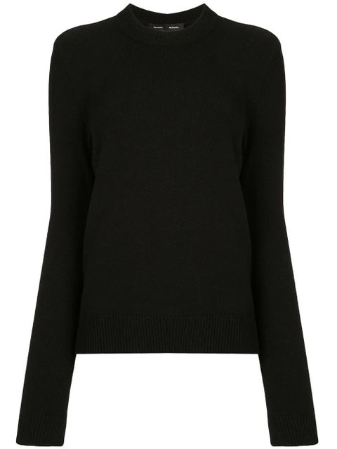 Proenza Schouler raglan sleeves eco cashmere jumper - Black - zdjęcie produktu nr 1