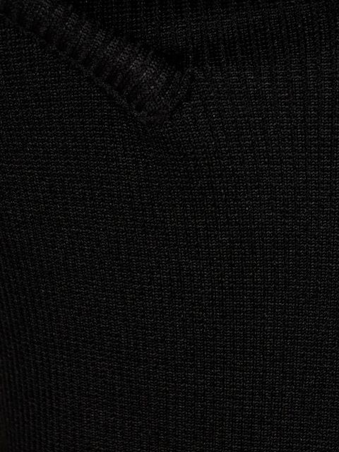 Christopher Esber one-shoulder ribbed top - Black - zdjęcie produktu nr 2