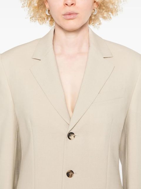 WARDROBE.NYC wool blazer - Neutrals
