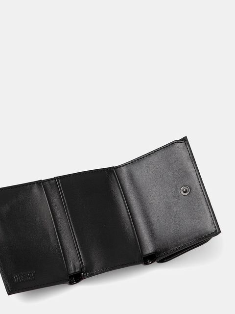 Diesel portfel 1DR 2.0 1DR TRI FOLD COIN XS damski kolor czarny X10391.P8008