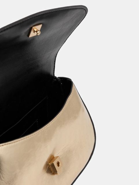 Calvin Klein torebka kolor złoty LV04F3306G