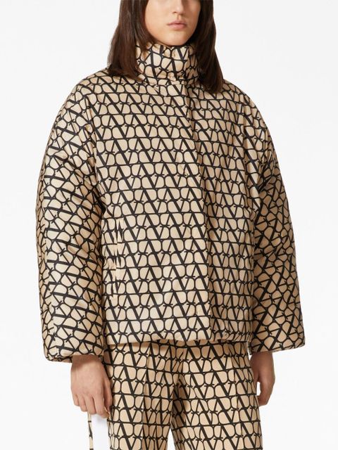 Valentino Garavani Toile Iconographe down jacket - Neutrals