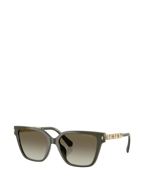 Michael Kors logo square-frame sunglasses - Green - zdjęcie produktu nr 2