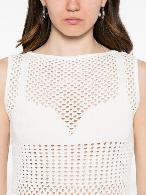 Sportmax Spxfesta midi dress - White