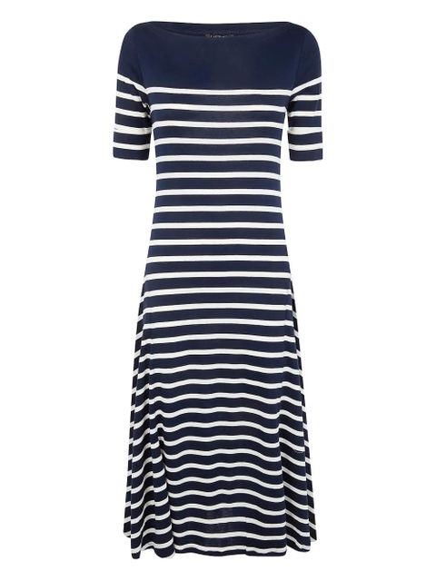 Lauren Ralph Lauren striped midi dress - Blue - zdjęcie produktu nr 1
