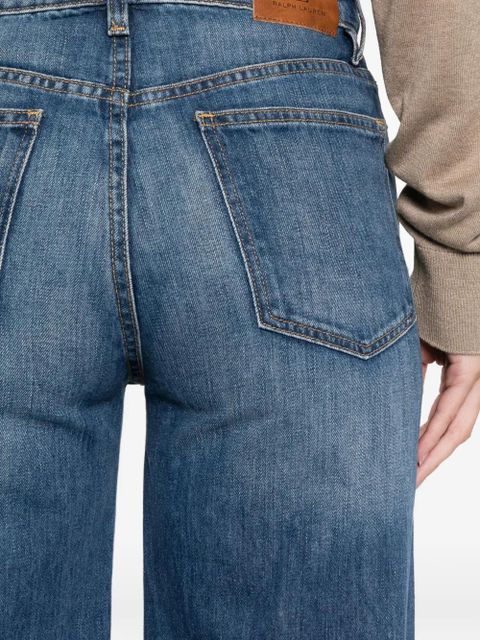 Lauren Ralph Lauren High-Rise Denim Jeans - Blue