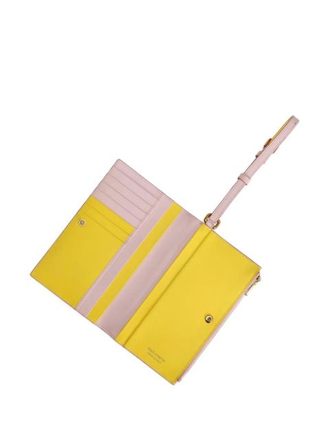 Dolce & Gabbana DG-plaque passport holder - Pink