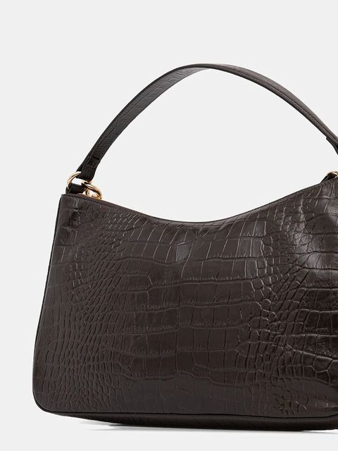 Twinset torebka skórzana kolor brązowy 252TD8252 - zdjęcie produktu nr 2