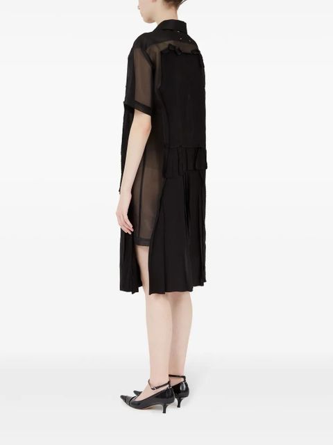 Maison Margiela layered midi dress - Black