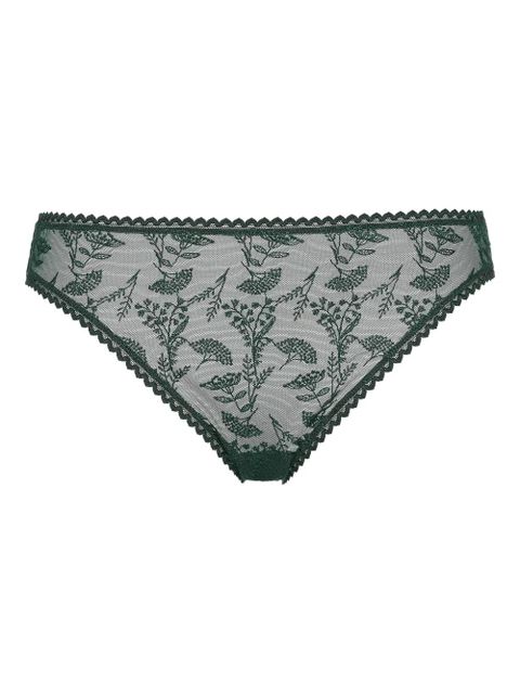 ERES floral-print scalloped briefs - Green - zdjęcie produktu nr 1