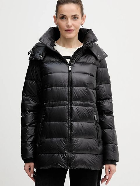 Tommy Hilfiger kurtka puchowa kolor czarny przejściowa WW0WW47355 - zdjęcie produktu nr 1