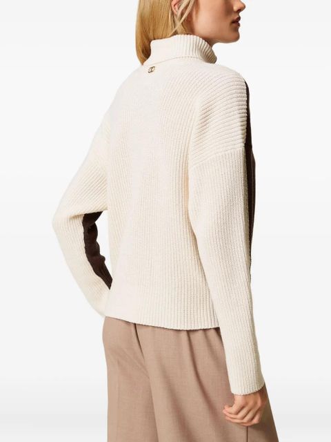 TWINSET roll-neck sweater - Brown
