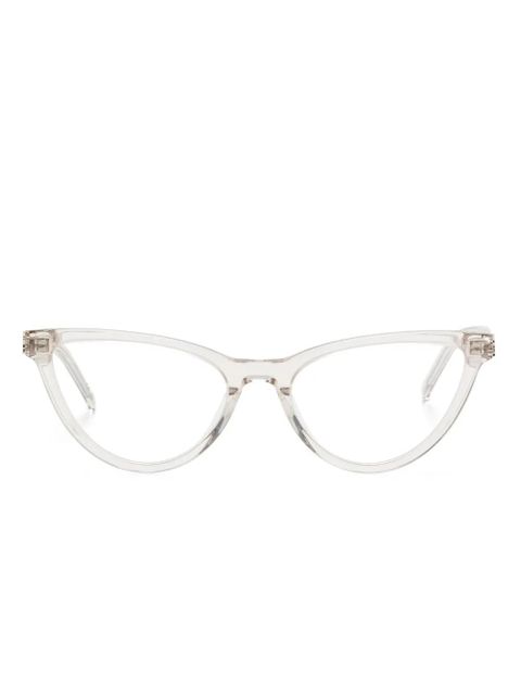 Saint Laurent Eyewear cat-eye glasses - White - zdjęcie produktu nr 1