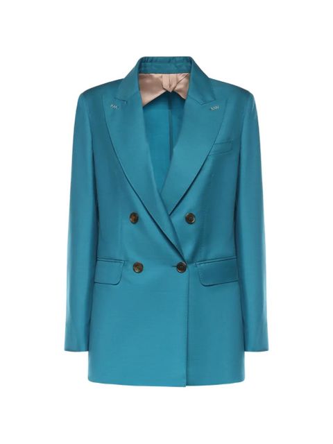 Max Mara buttoned double-breasted blazer - Blue - zdjęcie produktu nr 1