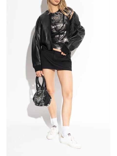 Diesel L-ILAN leather jacket - Black - zdjęcie produktu nr 2