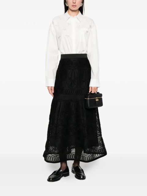 Maje floral midi skirt - Black - zdjęcie produktu nr 2