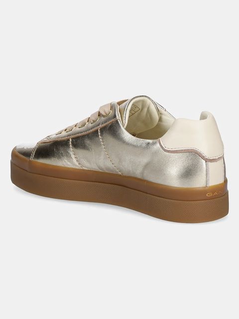 Gant sneakersy skórzane Avona damskie kolor złoty 31531990 - zdjęcie produktu nr 2