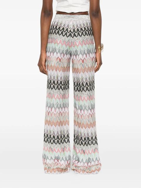 Missoni zigzag-pattern trousers - Neutrals