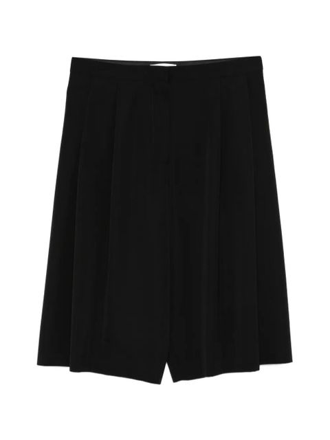 The Row Kalyan pleated tailored shorts - Black - zdjęcie produktu nr 1